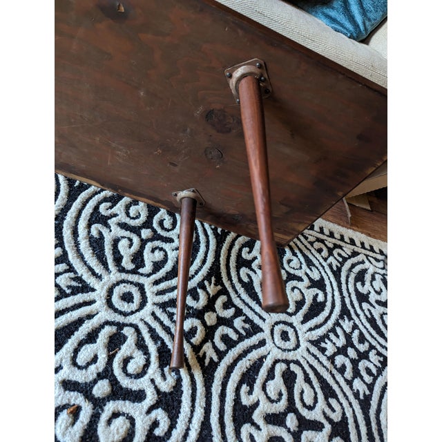 1960s 1960s Mid Century Metallic Tile Walnut Coffee Table For Sale - Image 5 of 10