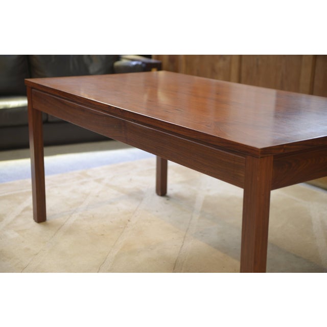 Brown Vintage Wooden Table by De Coene, 1970s For Sale - Image 8 of 13