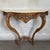 Vintage Louis XV Console Table with Mirror, Carved Wood and Marble Top, 1960s, Set of 2 For Sale - Image 4 of 16