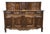 Louis XV Provençal Sideboard with Sliding Doors in Walnut, 1950s For Sale