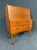 Vintage Danish Mid Century Modern Teak Secretary Desk For Sale - Image 4 of 10