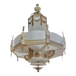 Movie Theater Chandelier 1930's For Sale