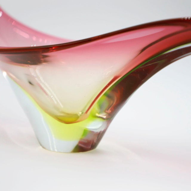 Mid-Century Modern Midcentury Murano Glass Centerpiece For Sale - Image 3 of 5