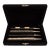 Vintage Mother-of Pearl Square-Shaped Pen Set in Prsentation Box For Sale