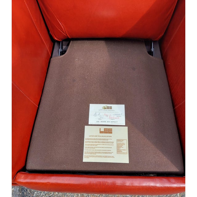 1960s Vintage Lee Furniture Leather Recliner Chairish