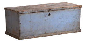 Antique Blue Chest, 1920