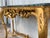 Wood 20th Century Baroque Style Carved Walnut Ormolu and Green Marble Console Table For Sale - Image 7 of 11