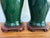 1980s Forest Green Porcelain Urn Form Lamps - A Pair For Sale - Image 6 of 9