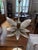 Contemporary Azalea Silver Leaf Buffet Table Lamp For Sale - Image 3 of 6