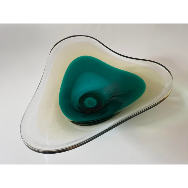 An absolutely stunning mid-50s biomorphic glass bowl by Erickson.