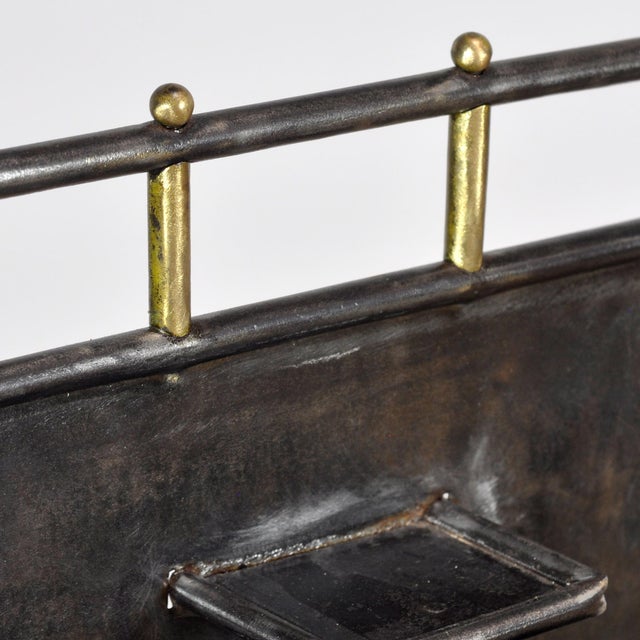 Iron Bedside Cabinet, 1910s For Sale - Image 11 of 15