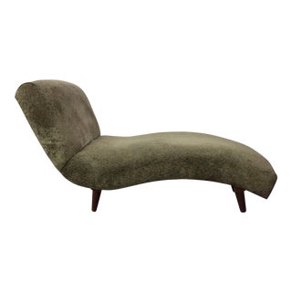 Vladimir Kagan Style Chaise Longue For Sale