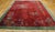 Chinese - Art Deco. Measures: 9'0" x 11'8". Antique Art Deco Medium Wool Red Rug, Country of Origin: China, Circa Date:...