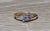 The Aubrieta: Ladies Simple Yellow Gold Tanzanite and Diamond Ring For Sale In Philadelphia - Image 6 of 8