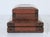 Wood Vintage Frictionite 00 Barber Hone Razor Sharpening Stones W/ Wood Inlay Storage Box For Sale - Image 7 of 16