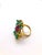 Bochic Capri Vintage 18K Gold & Silver Multi-Gem Cocktail Ring, 1999 For Sale In New York - Image 6 of 11