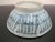 19th Century Chinese Ming Style Celadon Blue Geometric Underglaze Rustic 5" Footed Bowl For Sale - Image 5 of 6