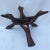 20th Century Boho Chic Hand Carved Bowl Stand For Sale In Dallas - Image 6 of 6