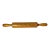 Vintage Wooden Rolling Pin With Carved Decorative Bands For Sale