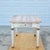 Farmhouse Gustavian Swedish Farmhouse Style Antique Pine Dining Table Desk W/ Reeded Dummy Drawer For Sale - Image 3 of 10