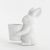 Realism Janie Rabbit With Basket Pot For Sale - Image 3 of 3