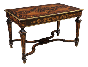 20th Century French Inlaid Writing Table, 1920s