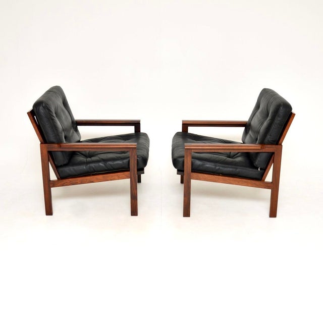 Mid-Century Modern Vintage Danish Capella Armchairs from Illum Wikkelsø, 1960s, Set of 2 For Sale - Image 3 of 12
