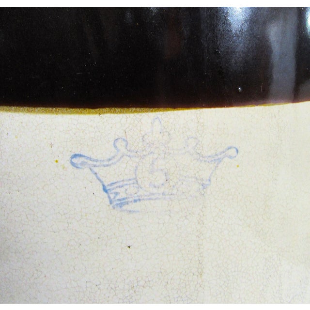 Farmhouse Robinson Ransbottom Crown Crock 5 Gallon For Sale - Image 3 of 6