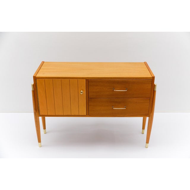 Brown Mid-Century Modern Commode from Verralux, Germany, 1950s For Sale - Image 8 of 17