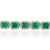 Not Yet Made - Made To Order Vintage Byzantine Style 24.47 Ct Emerald Tennis Necklace in 14k White Gold For Sale - Image 5 of 13