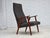 Danish Highback Armchair in Fabric and Teak, 1970s For Sale - Image 16 of 16