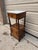 French Provincial 19th Century Antique French Provincial Style Walnut Marble Top Bedside Table. For Sale - Image 3 of 10