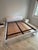 Charles platform bed frame by B&B Italia. Internal frame:tubular steel, External feet: bright brushed chrome die-cast...