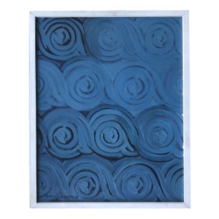 Lison Favarger, Usure du temps I, 1986, Oil on Canvas, Framed For Sale