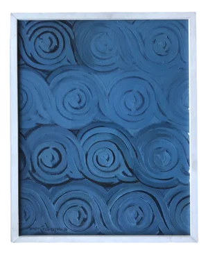 Lison Favarger, Usure du temps I, 1986, Oil on Canvas, Framed