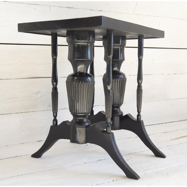 Small Art Deco Ebonized Table, 1930s For Sale - Image 13 of 13