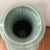 Antique Big & Heavy Celadon Glazed Crackle Porcelain Double Ear Vase Marked With Stand For Sale In Chicago - Image 6 of 12