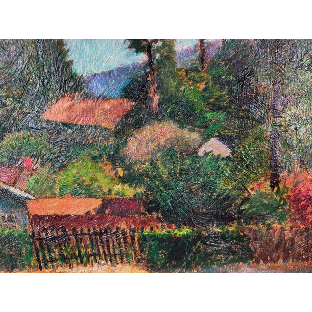 Blue "Late Sun" - Carmel by the Sea California Original Oil French Impressionism by Harry Lachman For Sale - Image 8 of 10