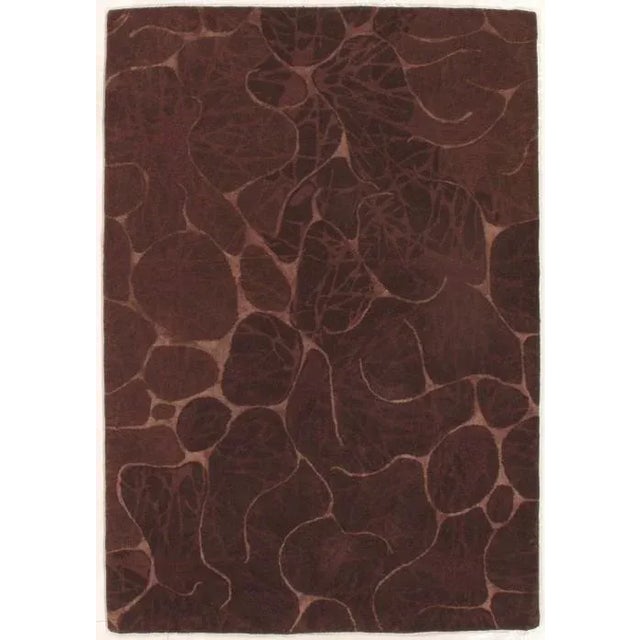 Modern 2020s Brown Hand-Tufted For Sale - Image 3 of 3