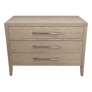 Restoration Hardware French Contemporary Closed Nightstands – Pair For Sale