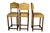 Vintage Suede Barstools With Nail Head Detail - Set of 3 For Sale - Image 4 of 9