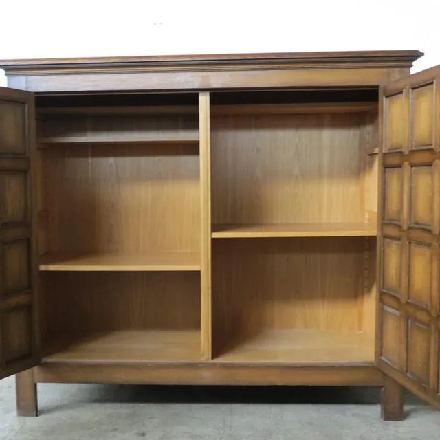 Vintage Carved Buffet, 1950s For Sale - Image 12 of 15