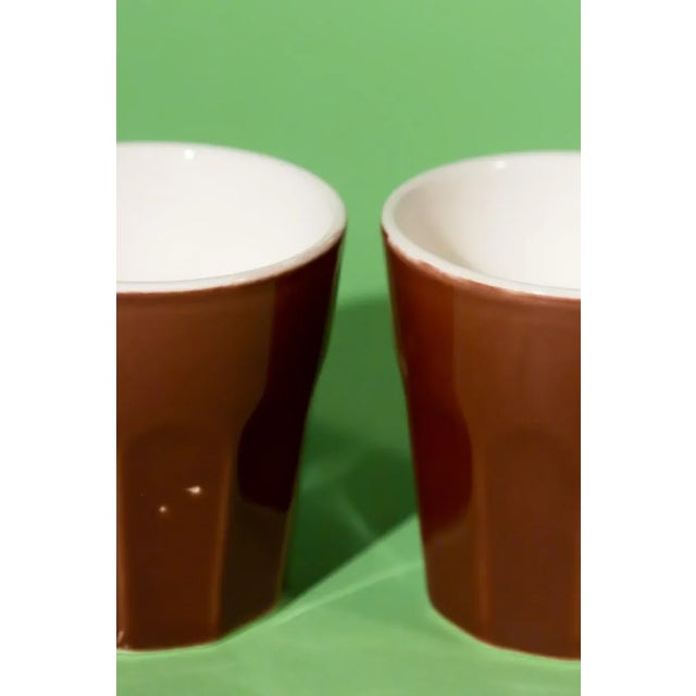 Vintage Set of 3 Espresso Cups For Sale - Image 4 of 10