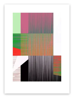 Contemporary Abstract New Media Art Print "Straec #24" Luuk De Haan