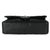 Animal Skin Black Quilted Lambskin Medium Classic Double Flap Bag For Sale - Image 7 of 8
