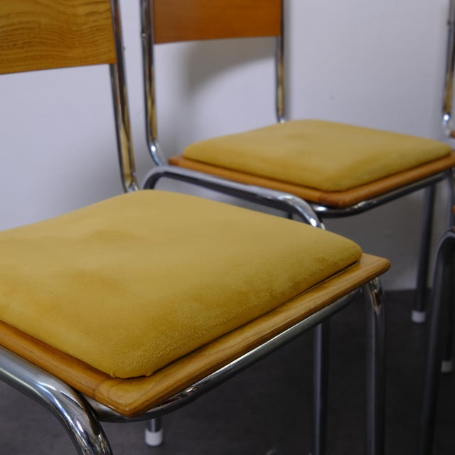 Kitchen Chairs in Wood and Metal from Ibisco, 1970s, Set of 6 For Sale - Image 11 of 18