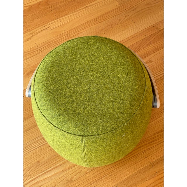 Modern Offecct Carry on Pouf Ottoman For Sale - Image 3 of 11