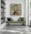 Contemporary Framed Colorful Abstract Painting Titled Hothouse Flowers For Sale - Image 3 of 6