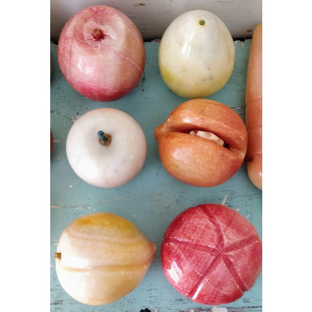 Italian Polished Alabaster Marble Fruit and Vegetables Chairish