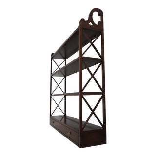 Kittinger Wa-1038 Colonial Williamsburg Mahogany What Not Shelf For Sale